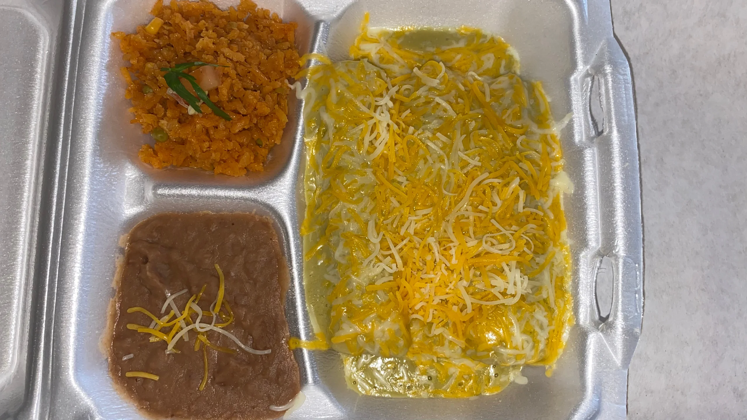 Enchiladas Plate